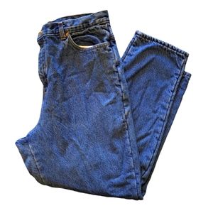 L.L. Bean Fleece Lined Jeans Winter Outdoor Size 18